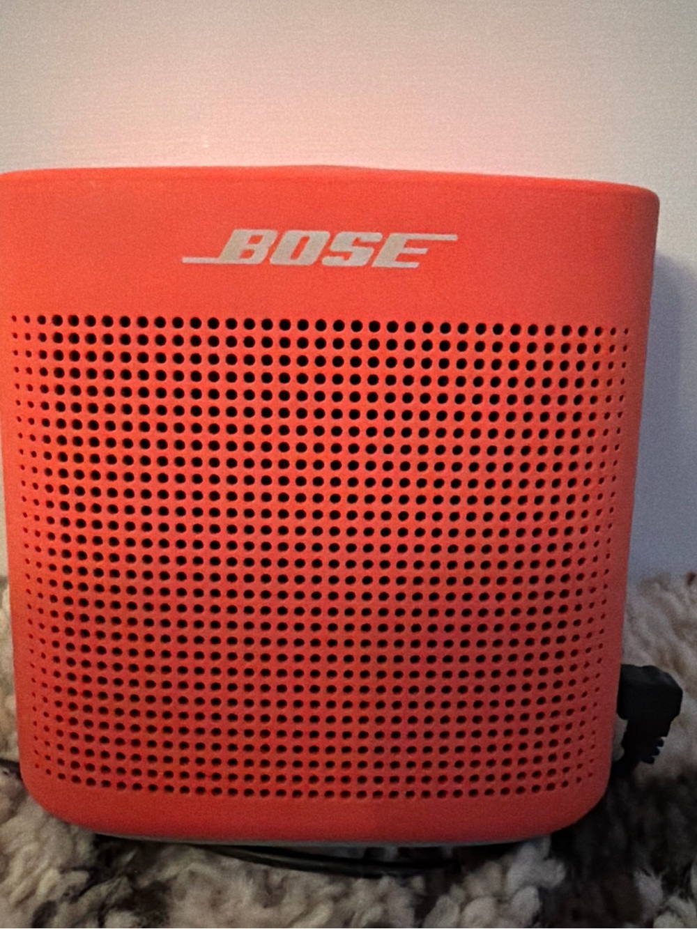 Bose SoundLink Color Bluetooth Speaker Orange Color Tested Works!!